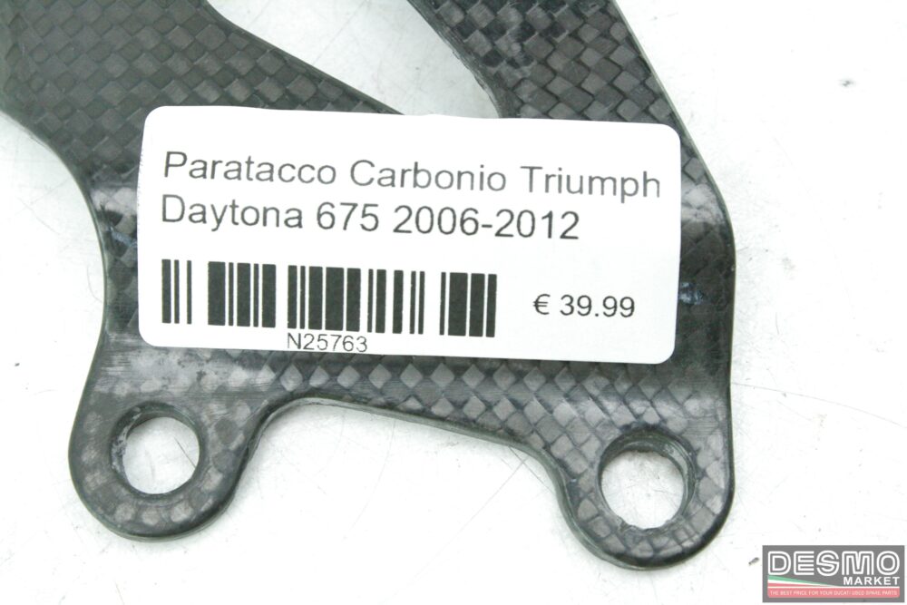 Paratacco Carbonio Triumph Daytona 675 2006-2012