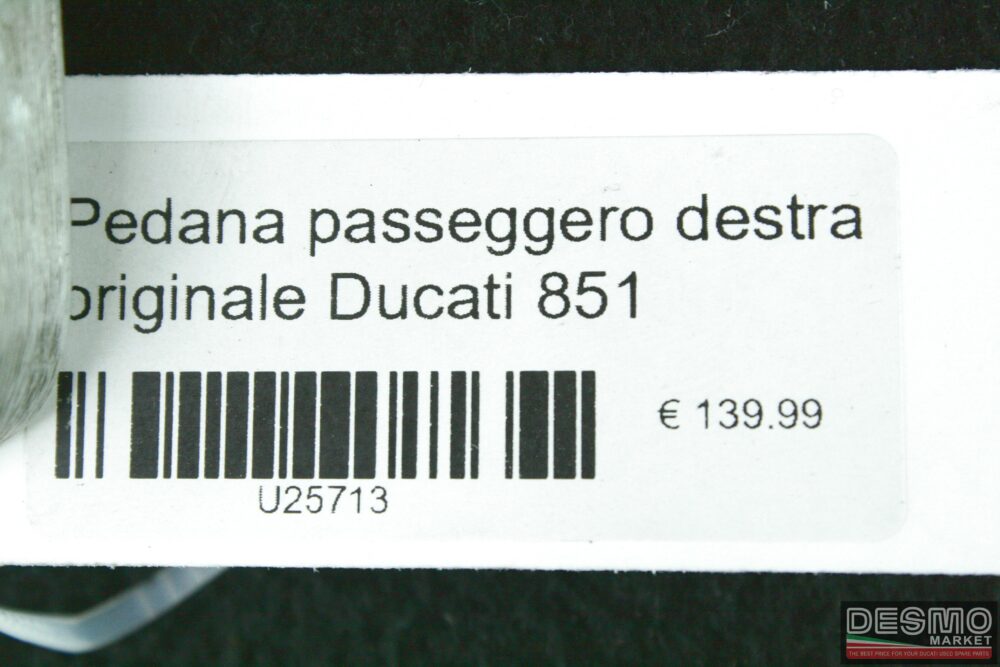 Pedana passeggero destra originale Ducati 851