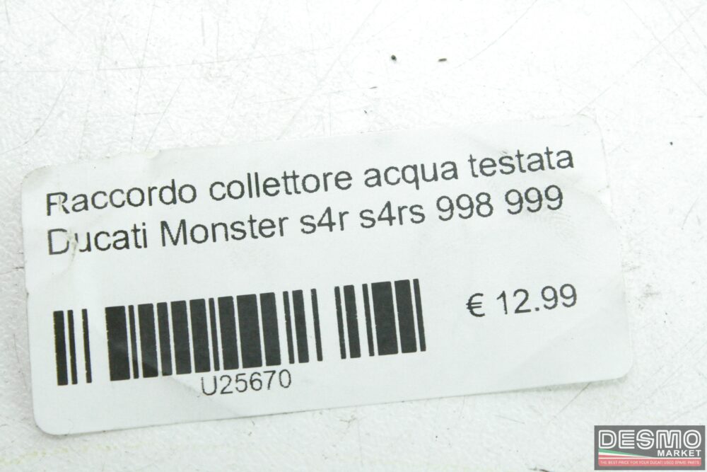 Raccordo collettore acqua testata Ducati Monster s4r s4rs 998 999