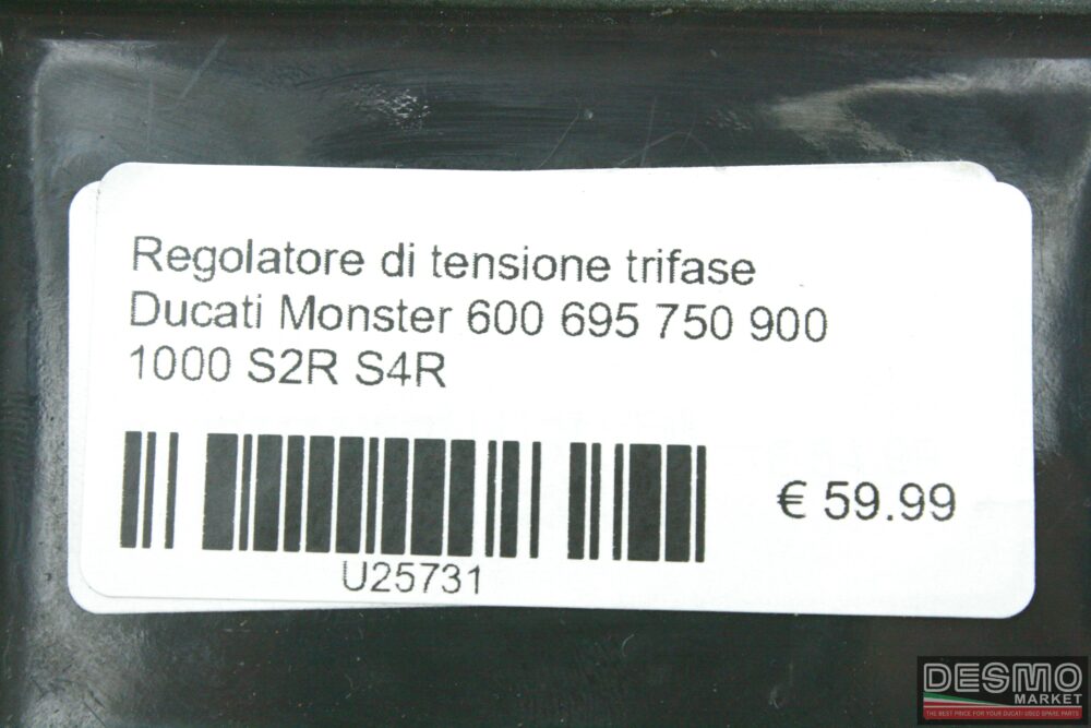 Regolatore di tensione trifase Ducati Monster 600 695 750 900 1000 S2R S4R