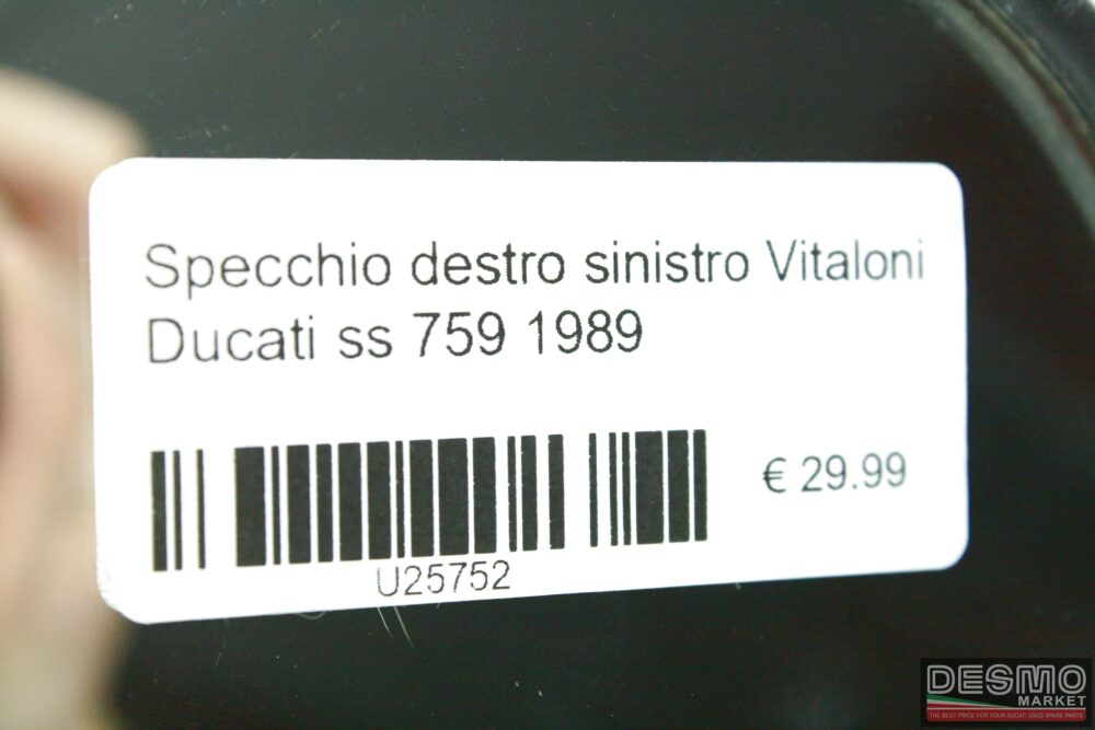 Specchio destro sinistro Vitaloni Ducati ss 750 1989