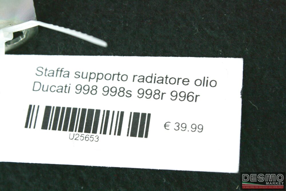 Staffa supporto radiatore olio Ducati 998 998s 998r 996r