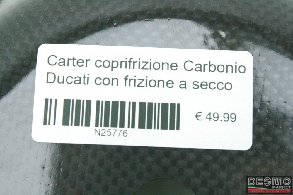 Carter coprifrizione Carbonio Ducati con frizione a secco