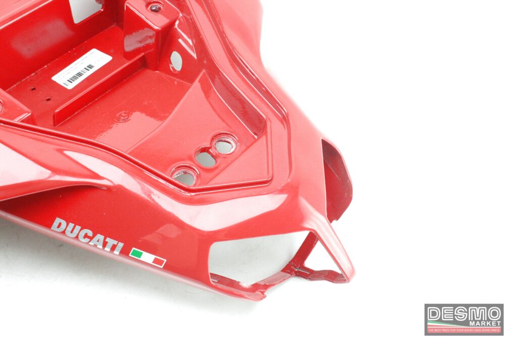 Codone biposto aftermarket rosso Ducati 848 1098 1198