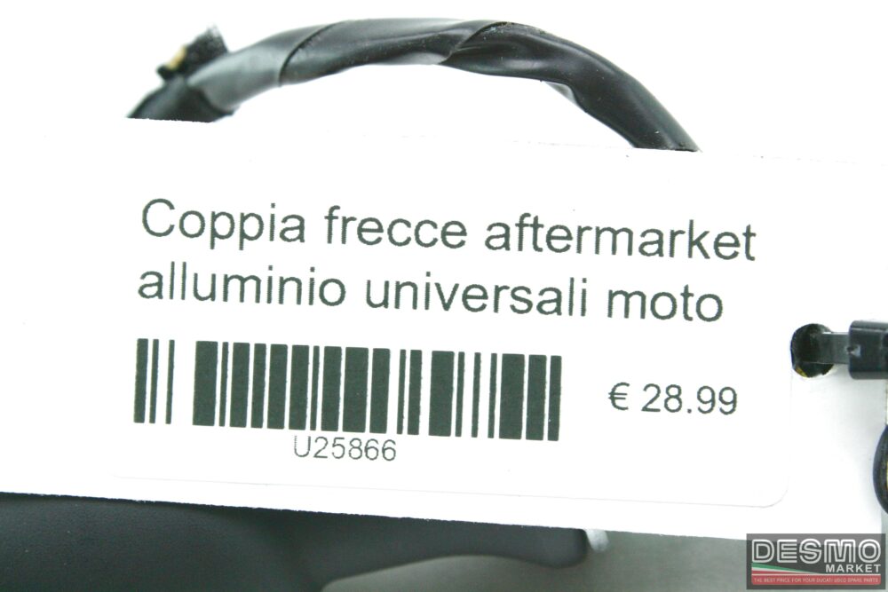 Coppia frecce aftermarket alluminio universali moto