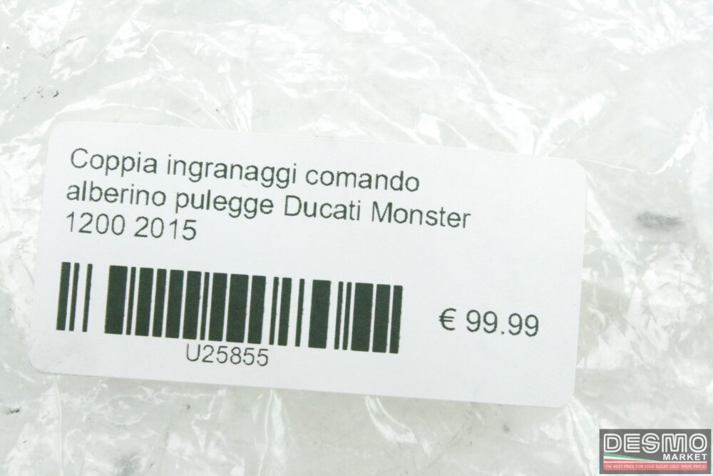 Coppia ingranaggi comando alberino pulegge Ducati Monster 1200 2015