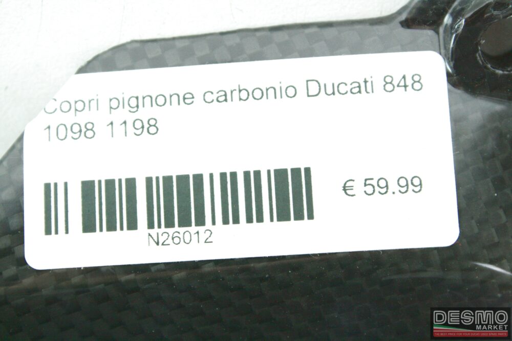 Copri pignone carbonio Ducati 848 1098 1198