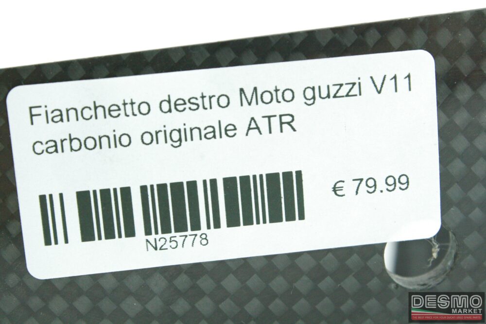 Fianchetto destro Moto Guzzi V11 carbonio originale ATR