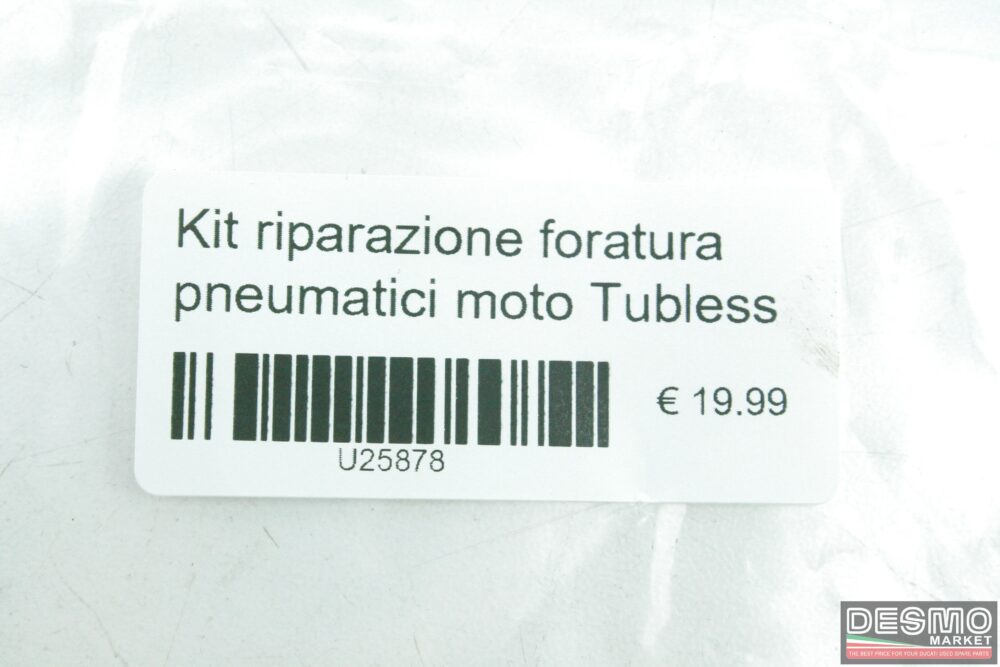 Kit riparazione foratura pneumatici moto Tubless