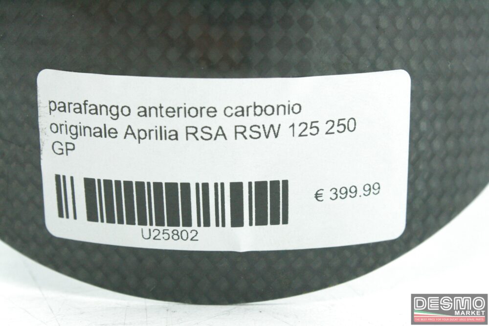 Parafango anteriore carbonio originale Aprilia RSA RSW 125 250 GP