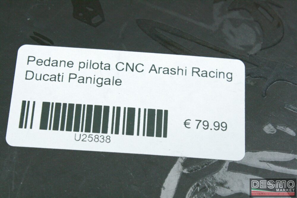 Pedane pilota CNC Arashi Racing Ducati Panigale