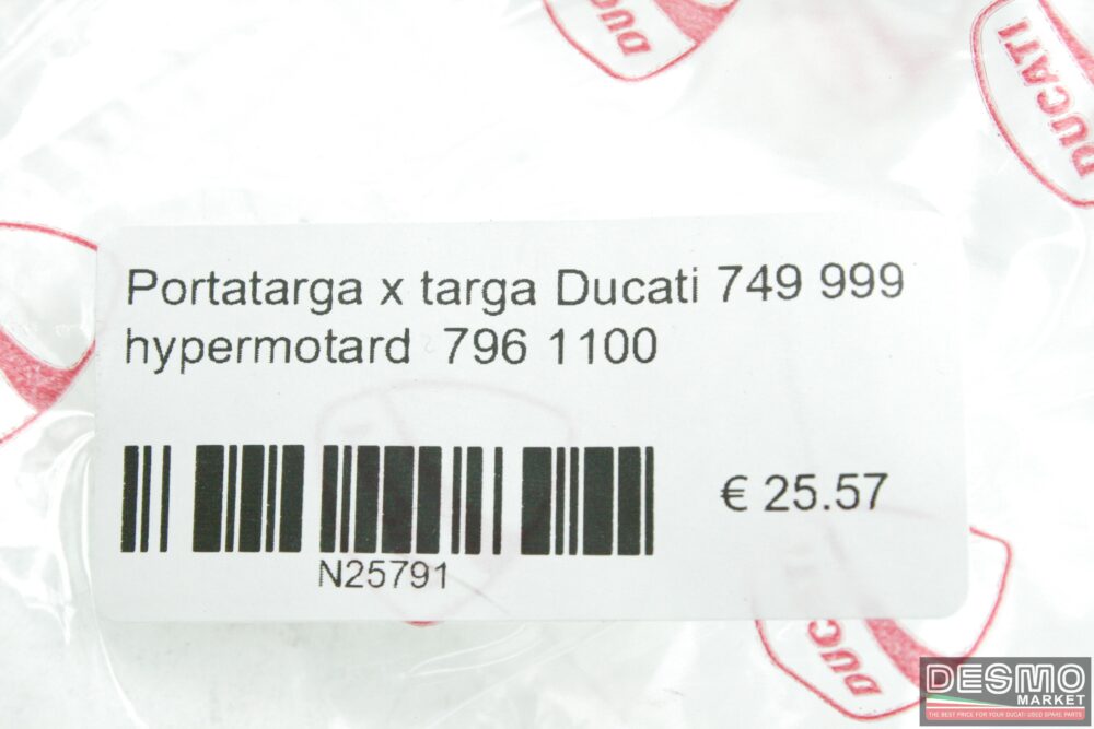 Portatarga x targa Ducati 749 999 Hypermotard  796 1100