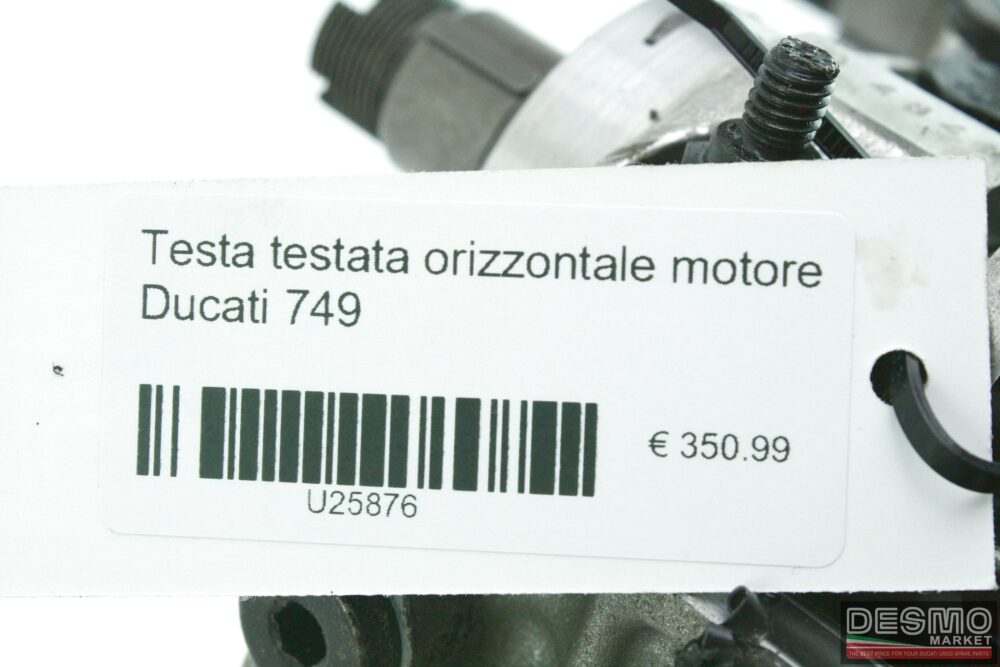 Testa testata orizzontale motore Ducati 749