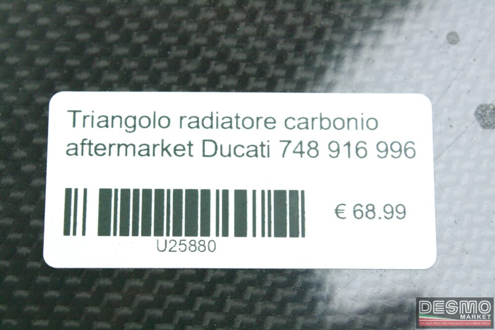 Triangolo radiatore carbonio aftermarket Ducati 748 916 996