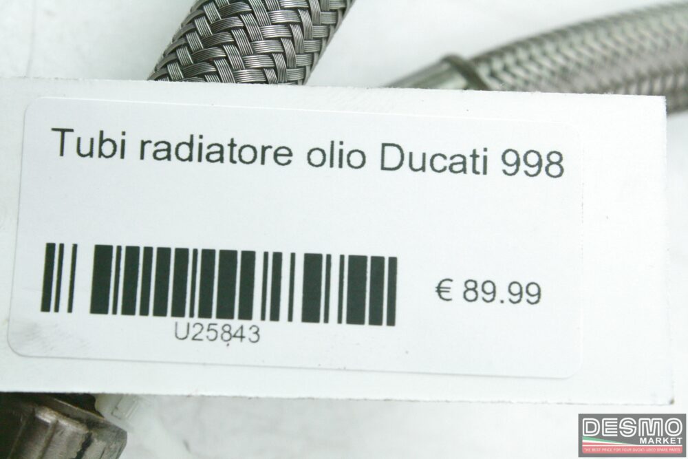 Tubi radiatore olio Ducati 998