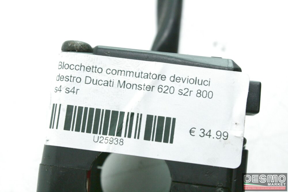 Blocchetto commutatore devioluci destro Ducati Monster 620 s2r 800 s4r