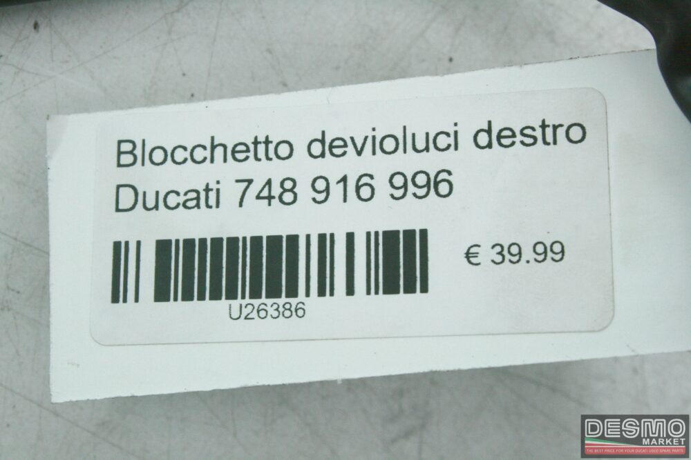 Blocchetto devioluci destro Ducati 748 916 996