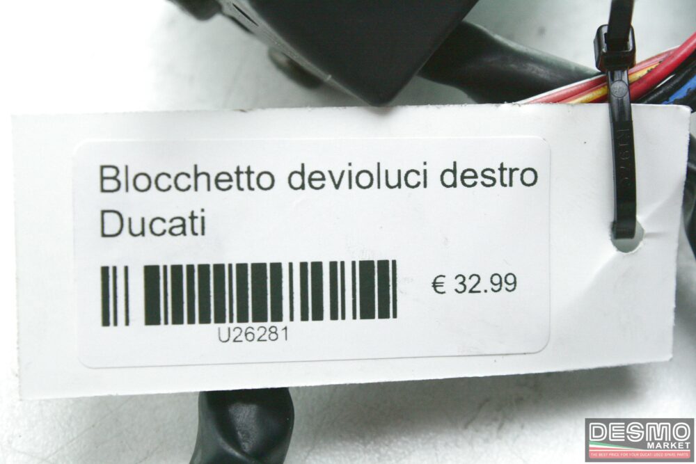 Blocchetto devioluci destro Ducati