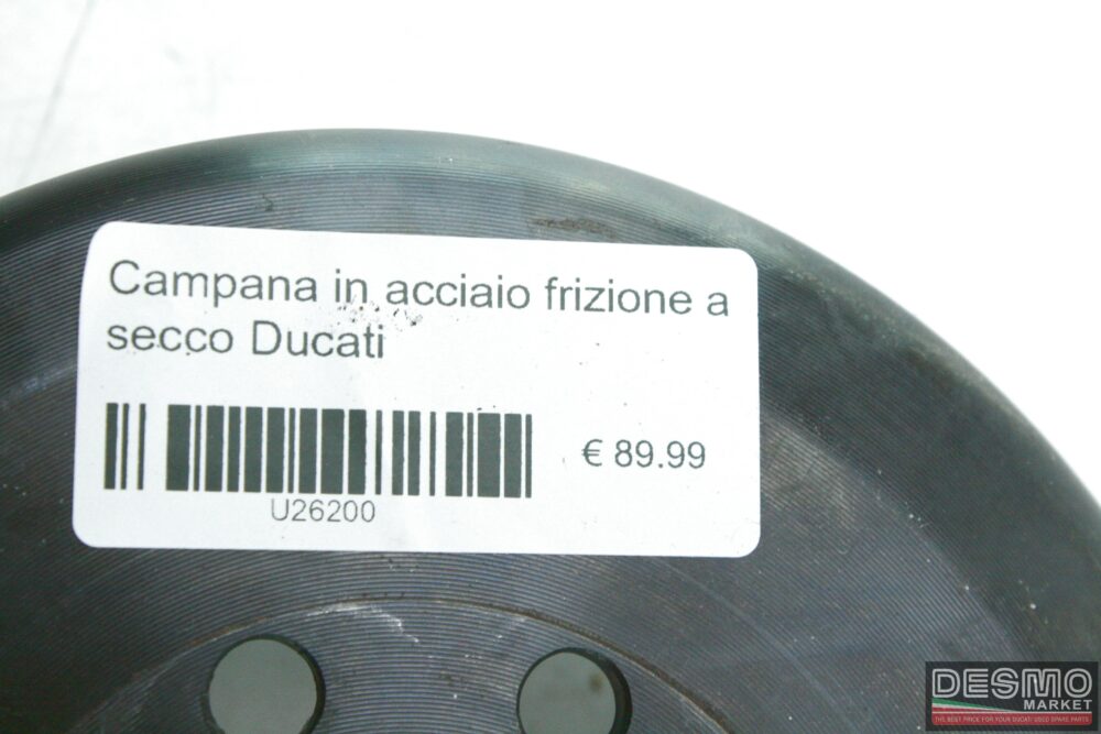 Campana in acciaio frizione a secco Ducati