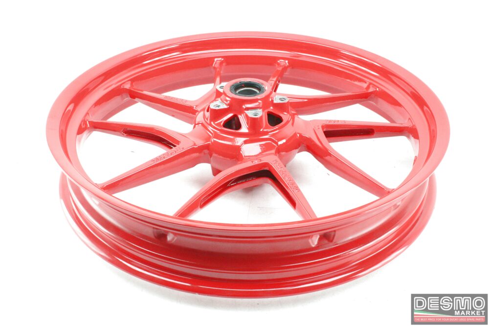 Cerchio anteriore 19” rosso Ducati Multistrada 950 V2