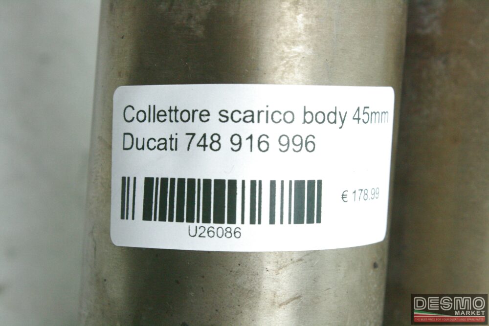 Collettore scarico body 45mm Ducati 748 916 996