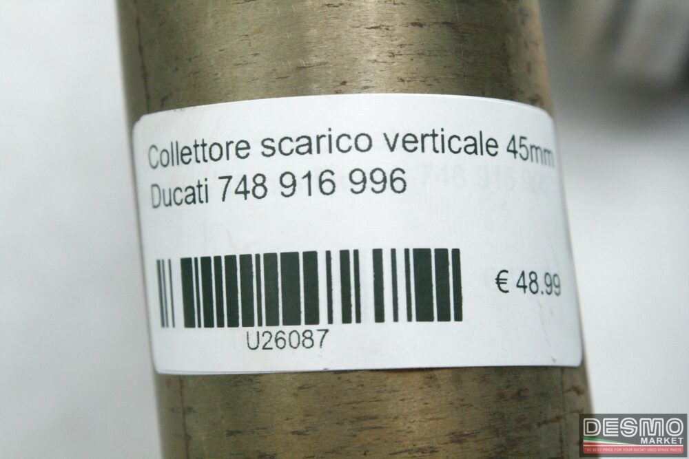 Collettore scarico verticale 45mm Ducati 748 916 996