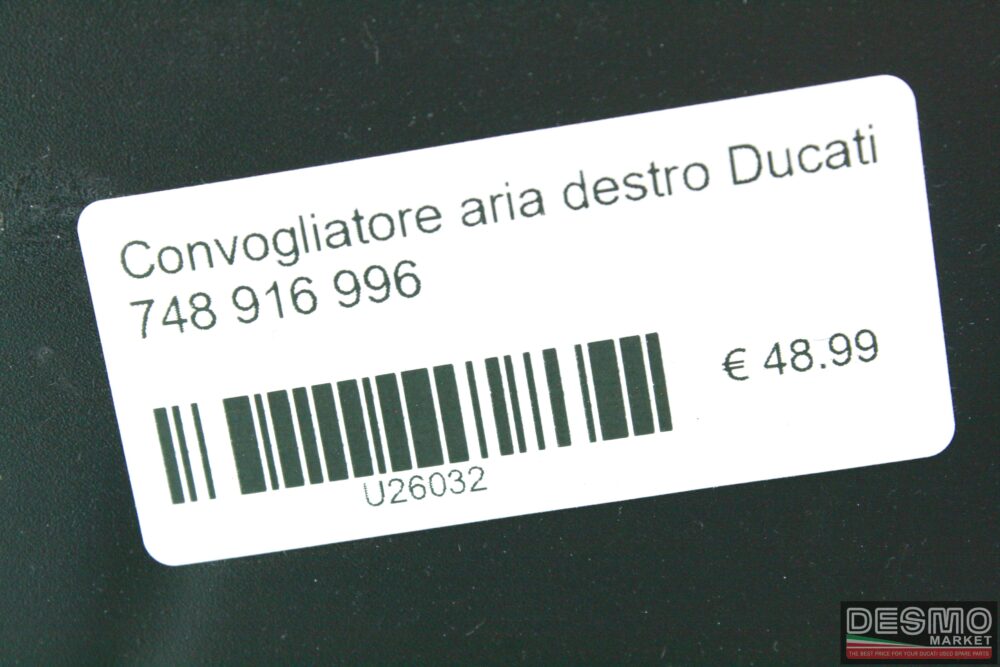 Convogliatore aria destro Ducati 748 916 996