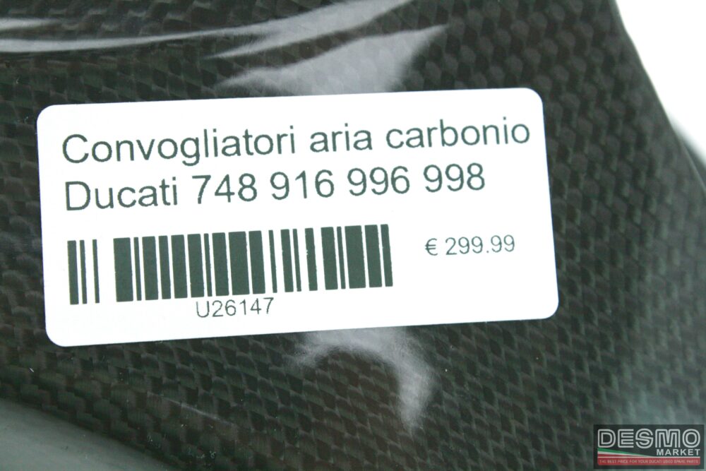 Convogliatori aria carbonio Ducati 748 916 996 998