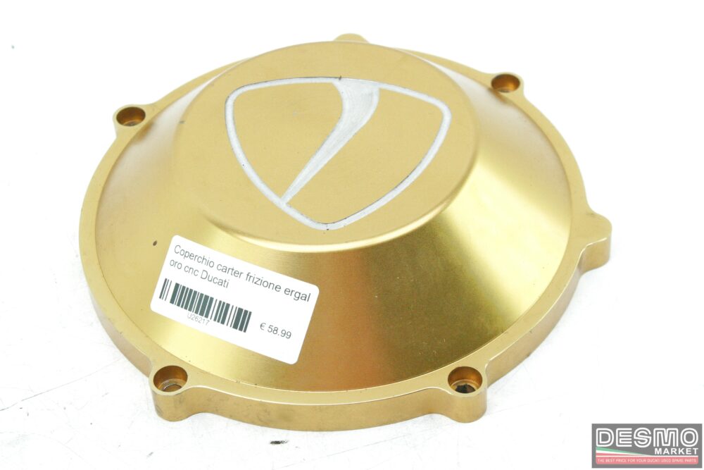 Coperchio carter frizione ergal oro cnc Ducati