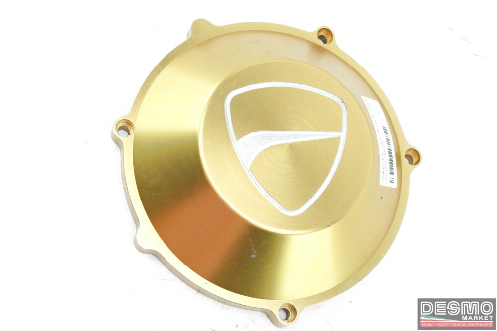 Coperchio carter frizione ergal oro cnc Ducati