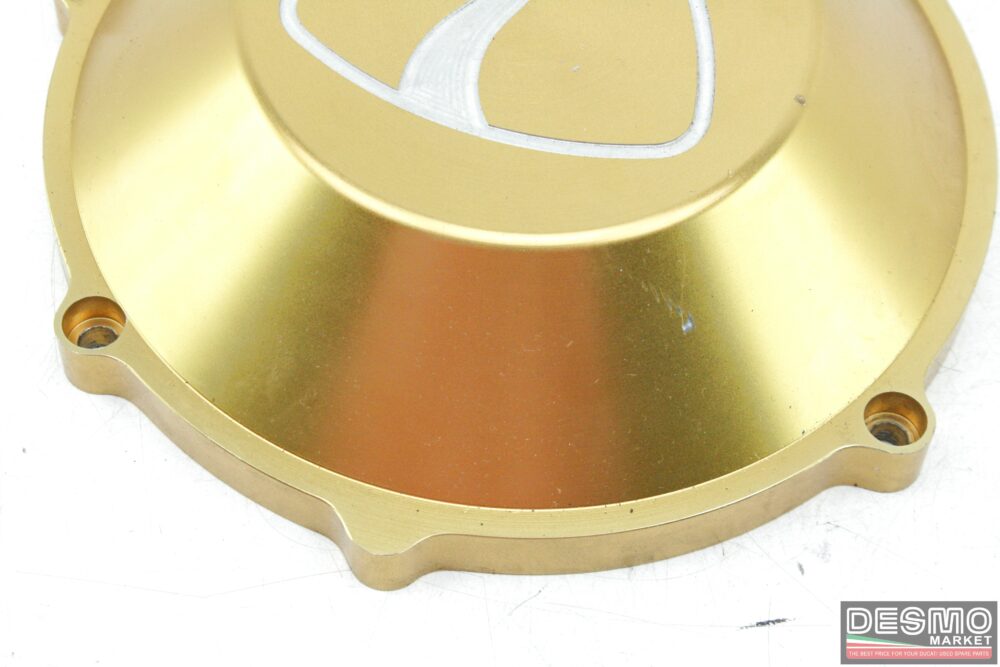 Coperchio carter frizione ergal oro cnc Ducati