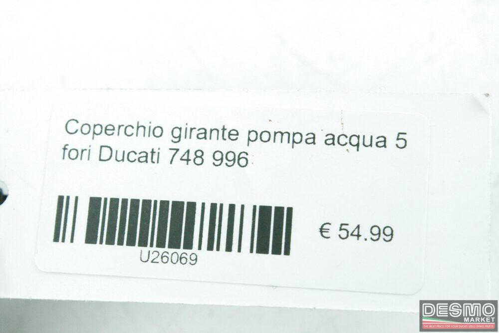 Coperchio girante pompa acqua 5 fori Ducati 748 996