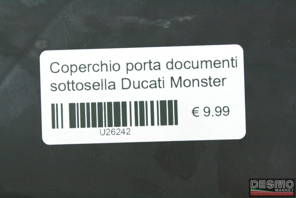 Coperchio porta documenti sottosella Ducati Monster