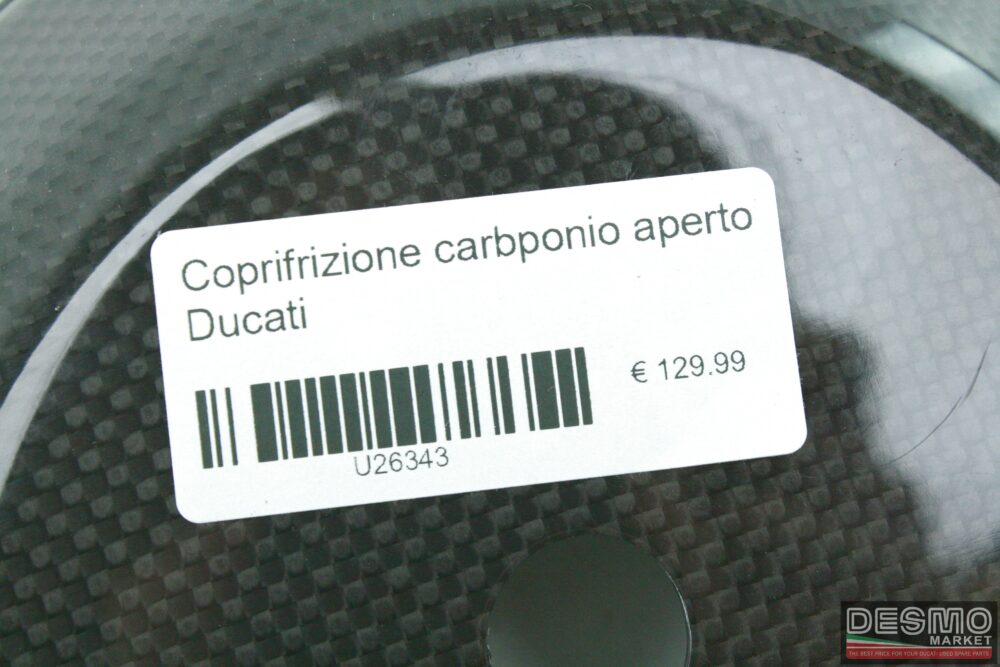 Coprifrizione carbonio aperto Ducati