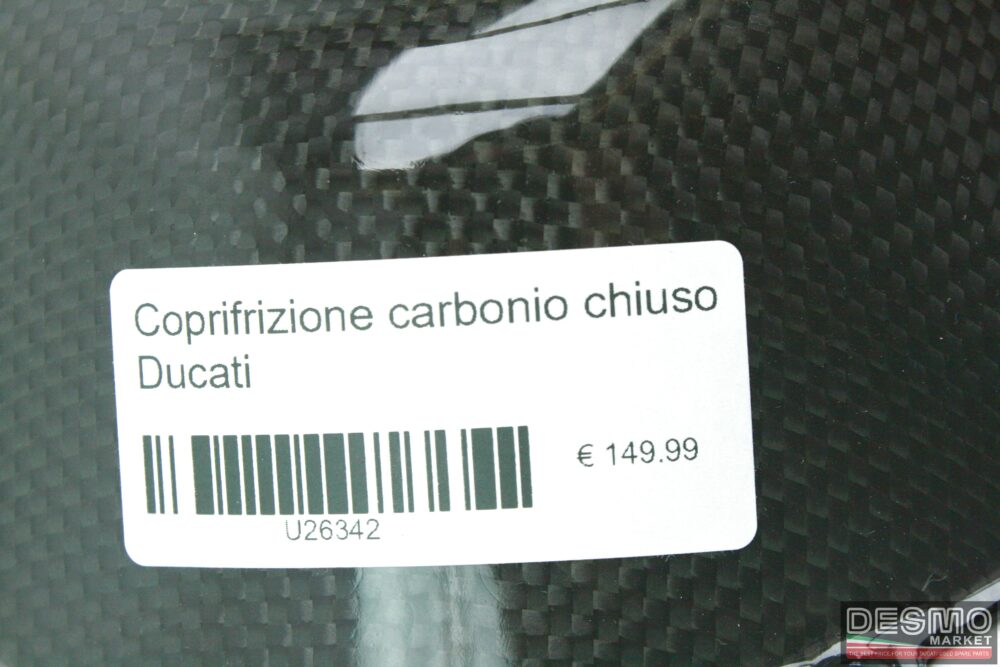 Coprifrizione carbonio chiuso Ducati