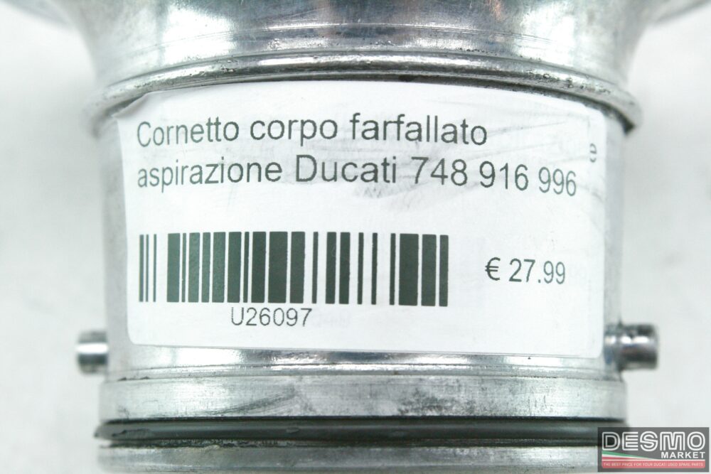 Cornetto corpo farfallato aspirazione Ducati 748 916 996