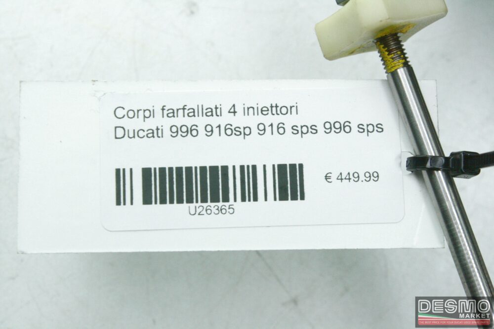 Corpi farfallati 4 iniettori Ducati 996 916sp 916 sps 996 sps