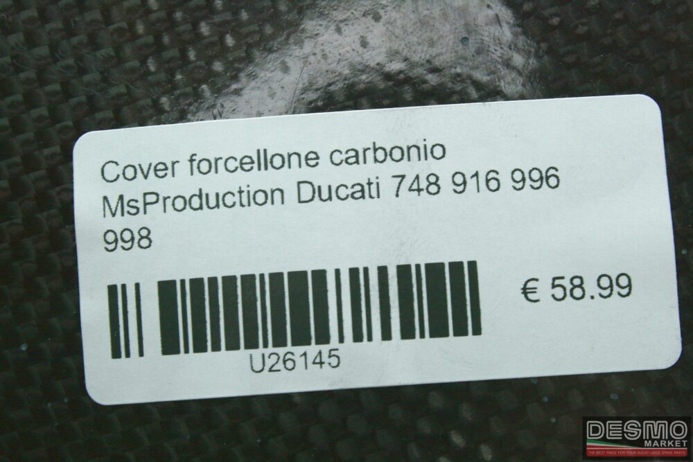 Cover forcellone carbonio MsProduction Ducati 748 916 996 998