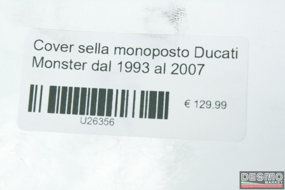 Cover sella monoposto Ducati Monster dal 1993 al 2007