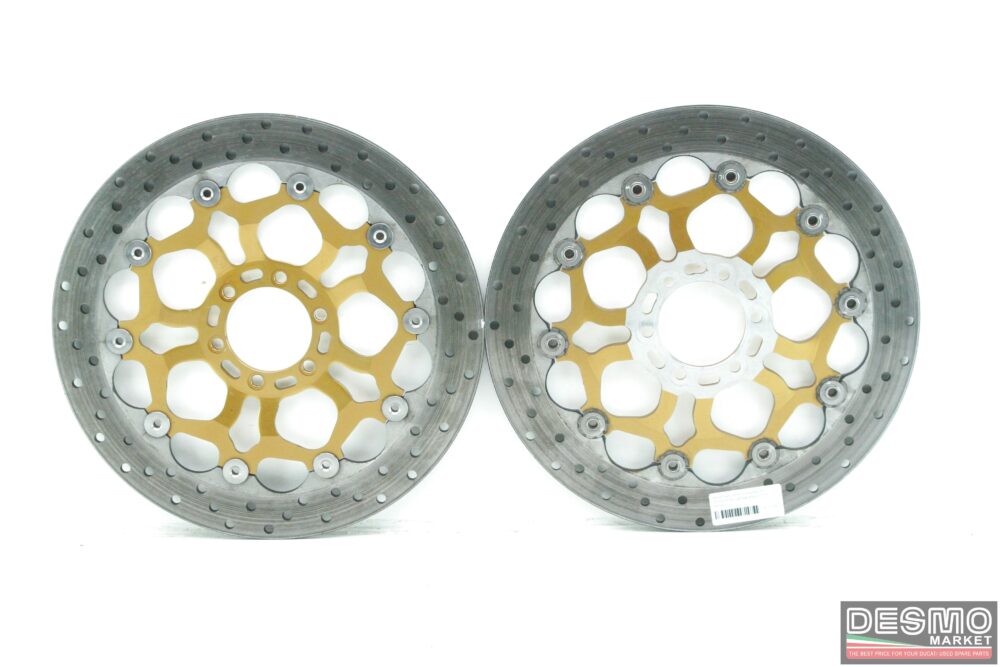 Dischi freno anteriori Brembo oro 320mm 6 fori campanatura 10mm Ducati