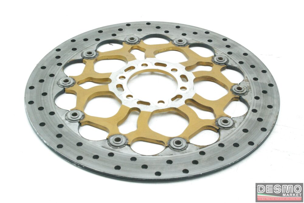 Dischi freno anteriori Brembo oro 320mm 6 fori campanatura 10mm Ducati