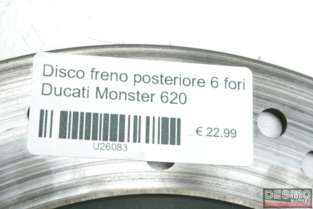 Disco freno posteriore 6 fori Ducati Monster 620