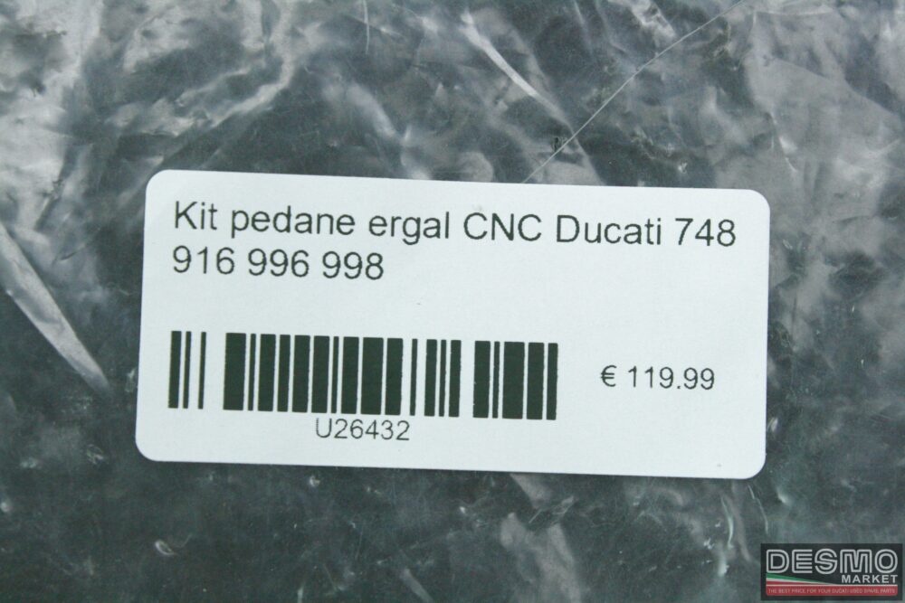 Kit pedane ergal CNC Ducati 748 916 996 998