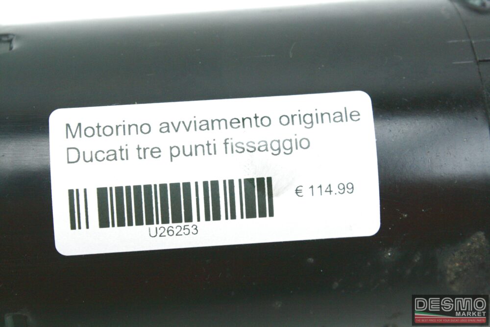 Motorino avviamento originale Ducati tre punti fissaggio