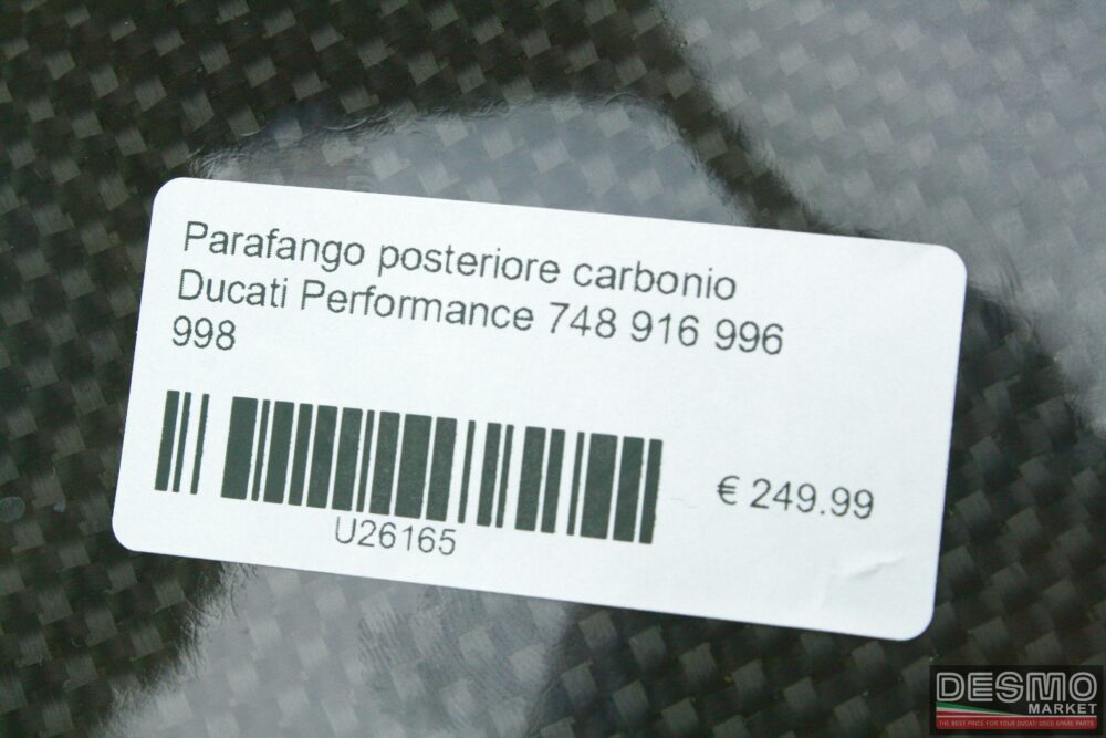 Parafango posteriore carbonio Ducati Performance 748 916 996 998