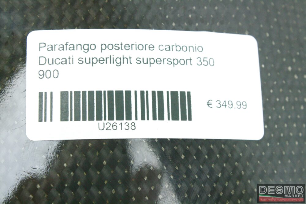 Parafango posteriore carbonio Ducati Superlight Supersport 350 900