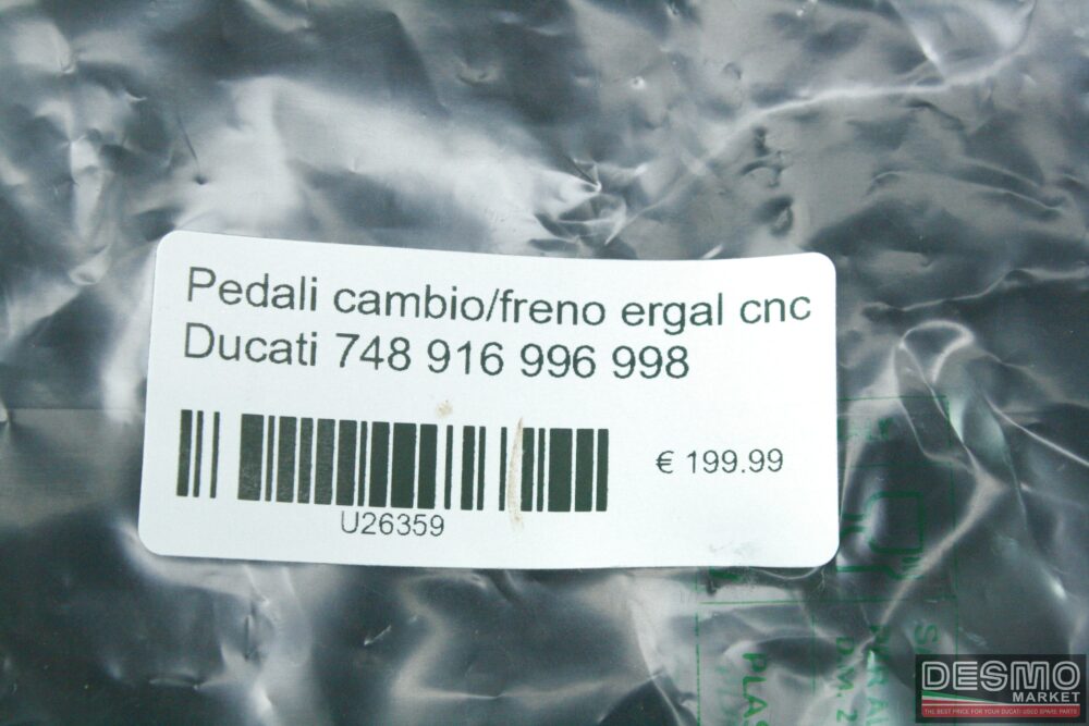 Pedali cambio/freno ergal cnc Ducati 748 916 996 998