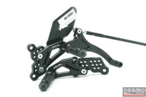 Pedane regolabili ergal CNC WalterMoto Ducati 848 1098 1198