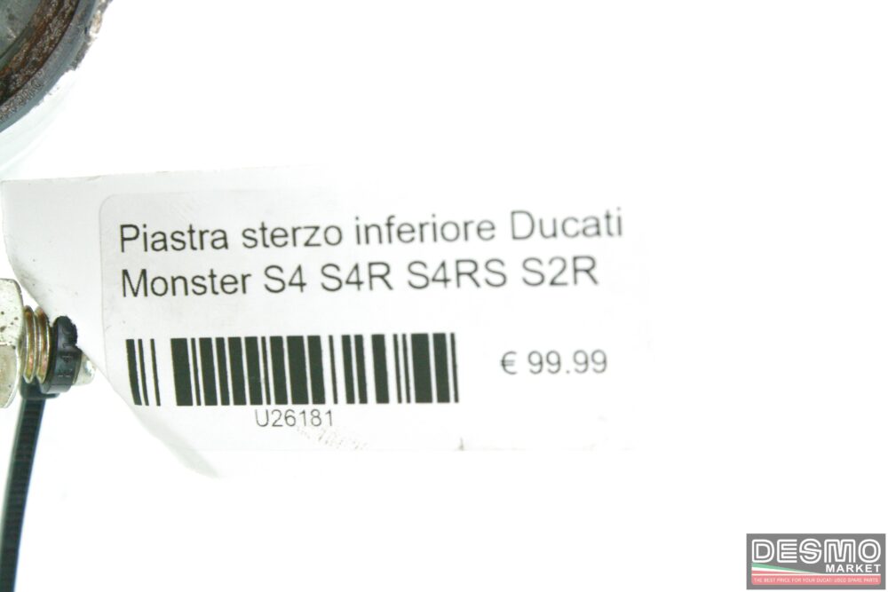 Piastra sterzo inferiore Ducati Monster S4 S4R S4RS S2R