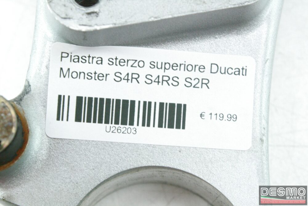 Piastra sterzo superiore Ducati Monster S4R S4RS S2R